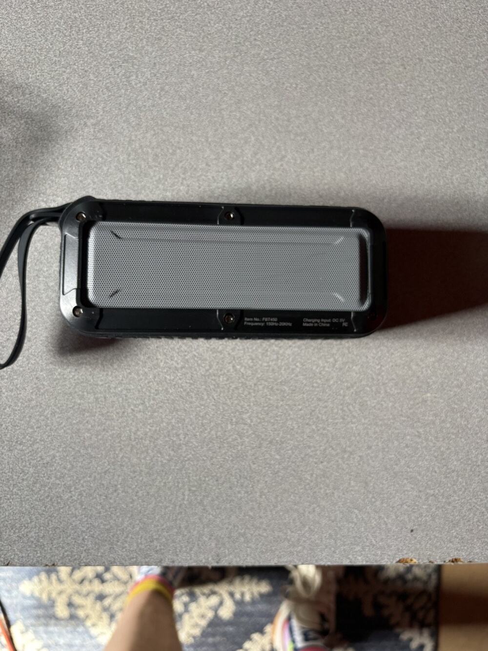 Fisher H2O Boom FBT450 Waterproof Bluetooth Wireless Speaker IPX67 Black